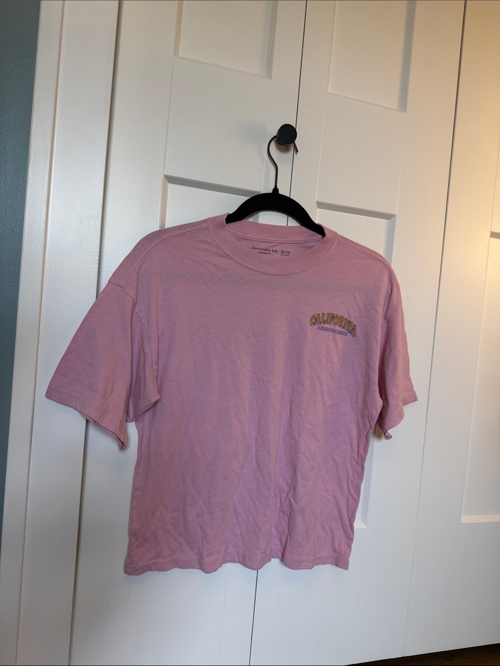 abercrombie kids Light Pink 'California' Graphic Tee